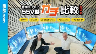 55V型有機ELテレビ“ガチ”画質比較【2023～2024年版】 [upl. by Koralle]