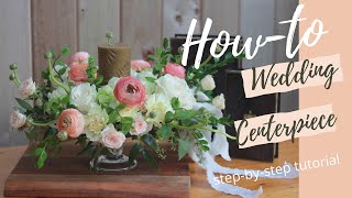 How to Make a Wedding Centerpiece Tutorial in 10 Minutes  DIY Wedding Flower [upl. by Freud412]