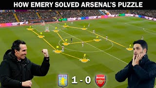 Aston Villa vs Arsenal  Tactical Analysis Arteta vs Emerys Tactics [upl. by Reames]