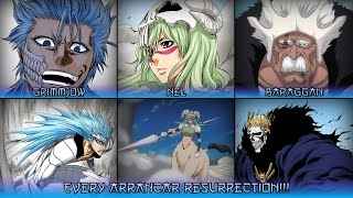 Every Arrancar Resurrection In Bleach [upl. by Achilles]