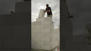 Amazing Innovative Brickwork that ANYONE Can Handle I did it Alone diy construction [upl. by Uball]