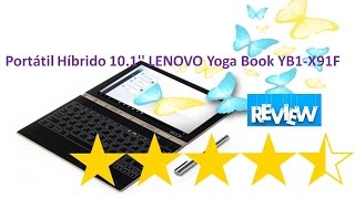 Portátil Híbrido 101 LENOVO Yoga Book YB1 X91F Português Review [upl. by Femi]