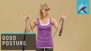 Using a Yoga Strap for a Good Posture [upl. by Reeher]