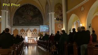 Part 8  Vigil Easter  Psalm Gloria  Hungarian Catholic Singing  Saint Family Church  Budapest [upl. by Ainesey]