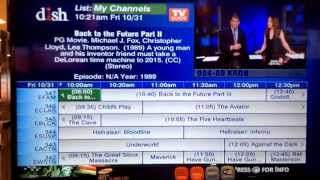 DISH Network HD Channel Guide 103114 [upl. by Reginnej]