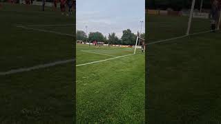 Unbelievable penalty from Dronfield Town football soccer [upl. by Usanis]