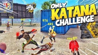 Only katana challenge😱  with 0 kill Go under top 5 🤯 [upl. by Valerian]