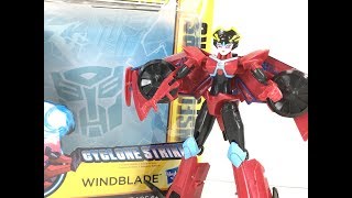 Transformers Cyberverse Deluxe Windblade Chefatron Review [upl. by Orofselet]