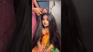 Transforming 4 yr old baby into marathi girl💜🧿 shortvideo youtube ytshorts youtubeshorts viral [upl. by Ellinad]