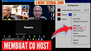 ZT28 CARA MENJADIKAN CO HOST DI ZOOM  HANYA AKUN BERBAYAR [upl. by Veron682]