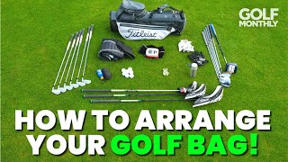 HOW TO ARRANGE YOUR GOLF BAG [upl. by Atims]