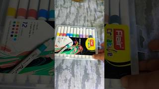 New acrylic markers and acrylic pastel paint unboxing 🤟💮😎✍️🕸 [upl. by Leroj]