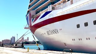 Our Cruise Part 1  All Aboard  Setting Off  Wind amp Waves PampO Britannia [upl. by Marcellina61]