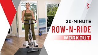 20 min RowNRide Interval Strength Training [upl. by Zinn]