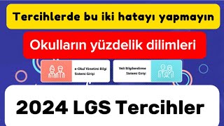 Tercih yaparken nelere dikkat edelim  Okulların yüzdelik dilimleri [upl. by Aerbua]