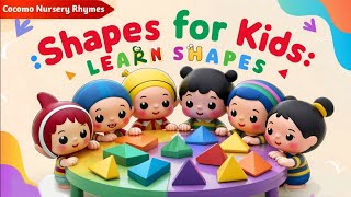 Shapes Song  Kids Songs and Videos  Cocomo Studio Nursery Rhymes amp Kids Songs [upl. by Farrison]