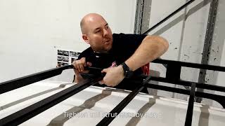 Tradesman Roof Racks  Hyundai Staria  Commercial Max Roof Rack Fitment [upl. by Airehtfele725]