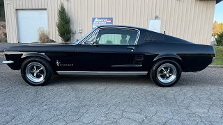 1967 Ford Mustang Fastback Raven Black 289 V8 [upl. by Esinnej]