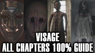 Visage Walkthrough  100 All Chapters amp Easter Eggs  All Achievement  Trophy Guide [upl. by Adam]