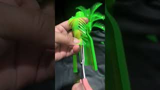 coco palm tree using soda bottle diy plastic bottle craft reuse reduce recycle diy recycle [upl. by Sahc]