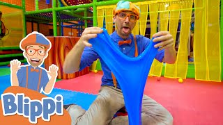 Blippi Learns The 5 Senses At The Play Place  Educational Videos for Toddlers [upl. by Deden]