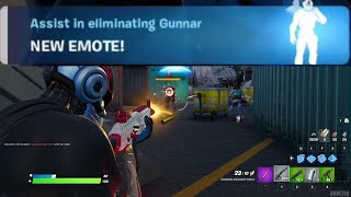 Assist in eliminating Gunnar  Fortnite [upl. by Assyle798]