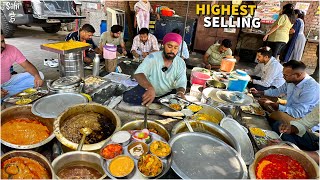 BEST 60 Mr Speedy Singh ki 4x4 Shahi Thali  Punjabi Street Food India [upl. by Aissat543]