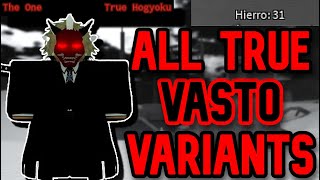 TYPE SOUL  TRUE VASTO ALL VARIANTS SHOWCASE [upl. by Wilscam832]