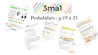 3ma1  cours probabilités p19 à 23 [upl. by Iew]