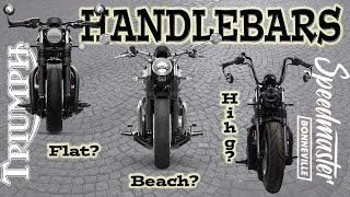 Triumph Bonneville Speedmaster Handlebars [upl. by Svensen408]