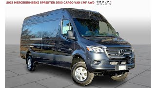 2023 MercedesBenz Sprinter Cargo Van  Video Tour with Roger [upl. by Yenalem]