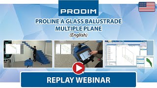 Prodim webinar  Proline a glass balustrade in multiple plane [upl. by Ailic994]