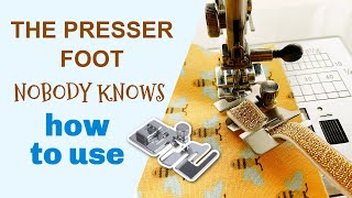 How to use an elastic presser foot [upl. by Elmore]