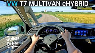 VW T7 Multivan 2022 14 eHybrid 218 hp POV TEST DRIVE [upl. by Seda]