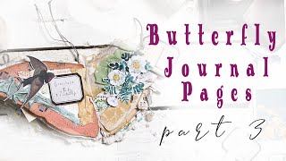 Butterfly Journal Pages Part 3 butterflyjournal RaindropLila7 [upl. by Amberly]