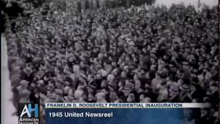 Franklin D Roosevelts 1945 Presidential Inauguration [upl. by Robet]