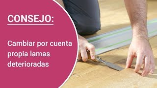 Arreglar por cuenta propia las lamas deterioradas – parquet laminado suelo de diseño [upl. by Lewis]