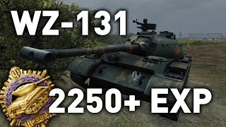 World of Tanks  WZ131  2250 EXP [upl. by Selda56]