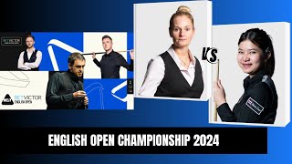 🔴LIVEReanne Evans Vs Mink Nutcharut ENGLISH OPEN SNOOKER CHAMPIONSHIP 2024 score board [upl. by Annavoj306]