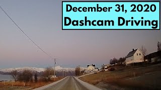 Dashcam driving in Tromsø Norway December 31 2020 [upl. by Averell656]