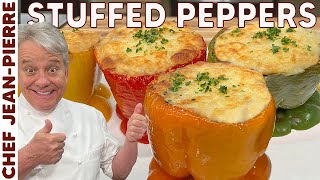 How To Make Easy Stuffed Bell Peppers  Chef JeanPierre [upl. by Alliuqal35]