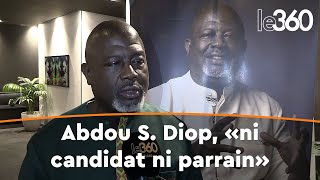 Présidentielle au Sénégal  Abdou Souleye Diop «ni candidat ni parrain» [upl. by Adnawyek]