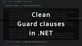 How to write clean validation clauses in NET [upl. by Ofloda]