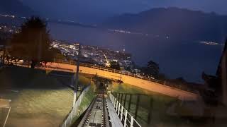 funicular to Mont Pelerin [upl. by Drofnelg]