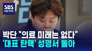 quot한국 의료 미래 없다quot 이후 침묵…전공의 대표 탄핵 성명  SBS [upl. by Yntruoc593]