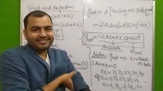 position of nodes and antinodes in standing wave [upl. by Aetnahc]