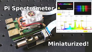 How to build a MINIATURE Spectrometer for the Raspberry Pi [upl. by Atikim]