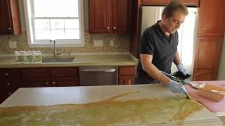 How to Stain Concrete Countertops with Z AquaTint [upl. by Raina]