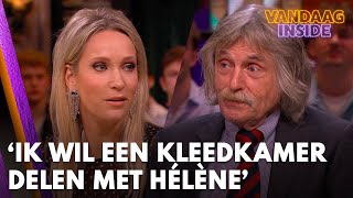 Johan stuurt mail naar John de Mol Ik wil een kleedkamer delen met Hélène  VANDAAG INSIDE [upl. by Amarette387]