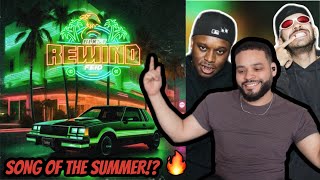 Blxst amp Feid  Rewind Lyric Video  Reaction [upl. by Eelana]